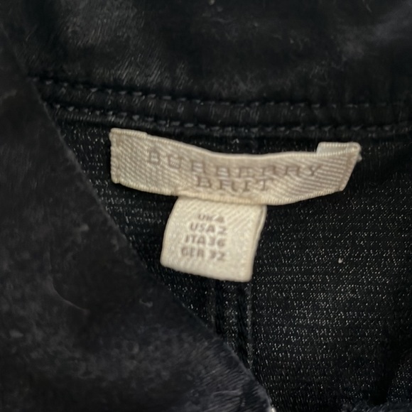 Burberry Brit Sleeveless Black Trench Belted Dress US Sz 2 - Picture 7 of 10